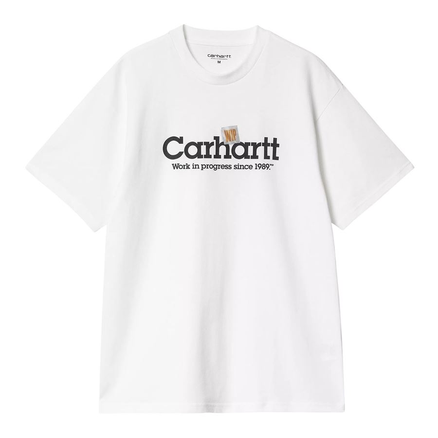 S/S Label Script T-Shirt da uomo Carhartt WIP | I03442102XX